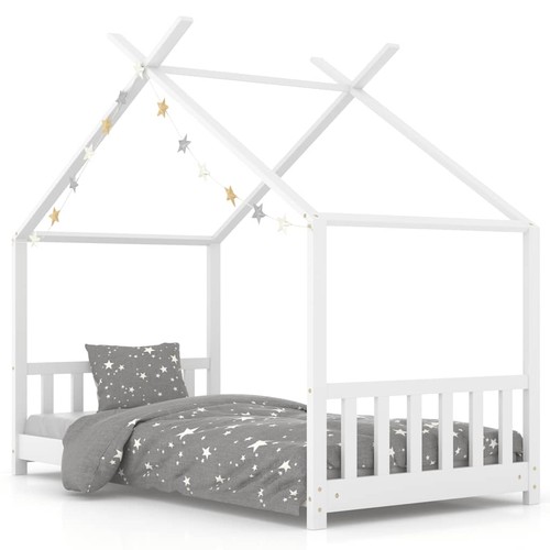 Solid pine wood kids - solid, bed