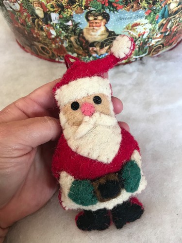 Adorable john lewis - felt, santa