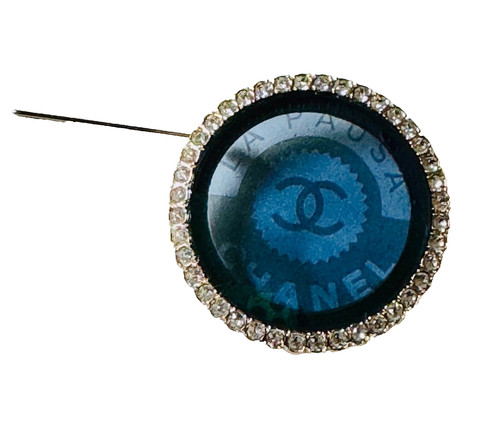 Chanel brooch blue - brooch, la