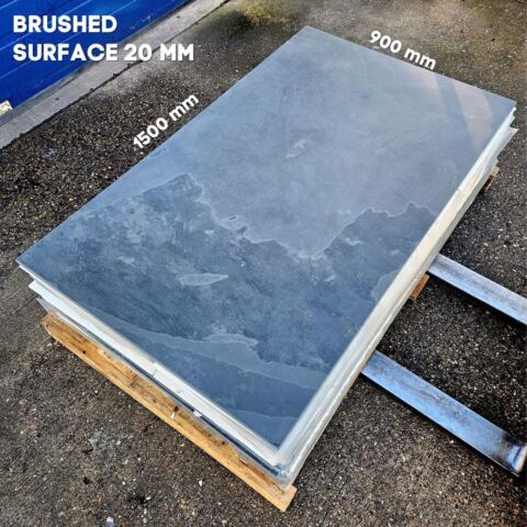 Smooth slate fireplace hearths - slate,