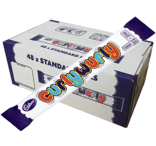 Box cadbury curly wurly - box, 48