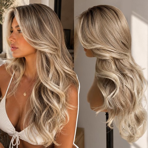 Brown highlight bodywave - brown,