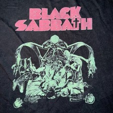Black Sabbath Black Band T-Shirt L Sabbath Bloody Sabbath UK Heavy Metal Ozzy