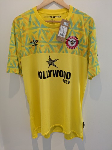 Brentford goalkeeper shirt - shirt, xl