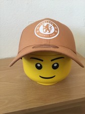 Chelsea FC Official Lion Crest Tan Brown New Era 9Forty Baseball Cap Hat