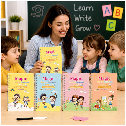 Magic practice copybook - 4x,