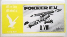 MERLIN 1/72 16 FOKKER E.V/D.VIII