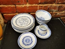 CHINESE RICE PATTERN PLATES