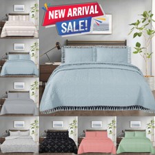 Embroidered Quilted Bedspread