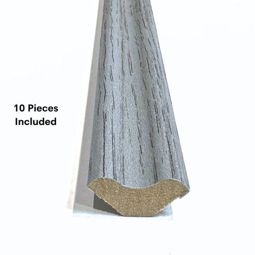 Grey oak effect scotia beading - effect,