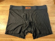Box menswear black boxer