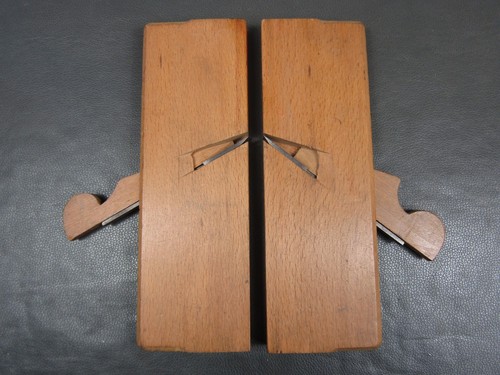 Pair unusual wooden left - , &