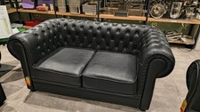 Chesterfield Faux Leather Sofa