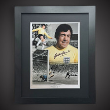 Framed Gordon Banks Hand