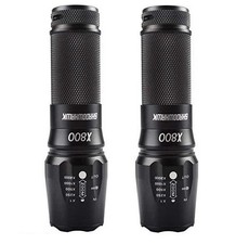 2x Shadowhawk X800 1600 Lumens Aluminium Flashlights Bright Torches Waterproof