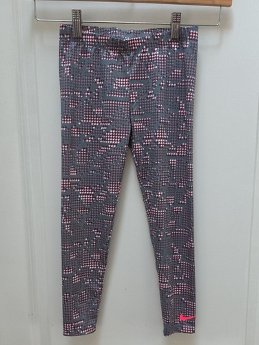 Nike girls gray leggings with - nike,