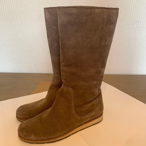 Prada shoes dark beige boots - shoes,
