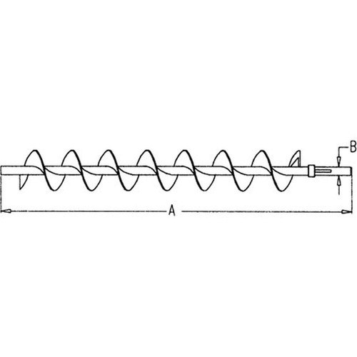 Clean grain lower auger - clean,