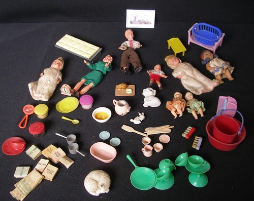 Vintage job lot - lot, dolls