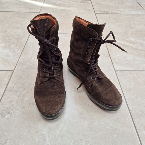 Brown leather italian ankle - italian,