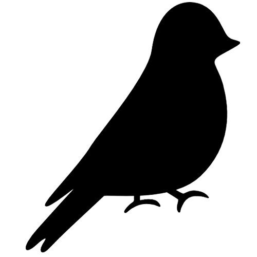 Sparrow vinyl decal - sparrow, sticker