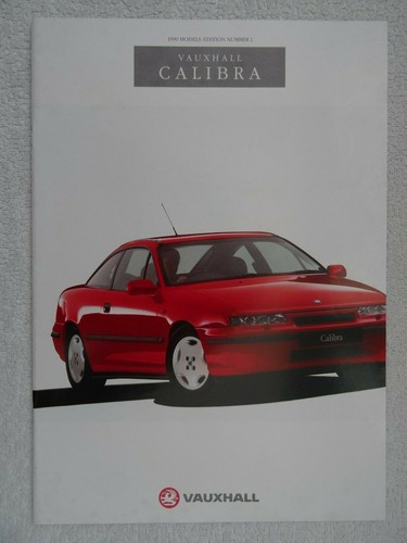 Vauxhall calibra 1990 brochure - calibra,