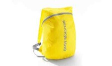 BMW Motorrad Genuine Folding Motorcycle Rucksack Backpack Hi Viz Yellow 12 Litre