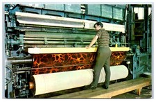 Postcard Wilton Royal Carpet Factory Gripper Loom 