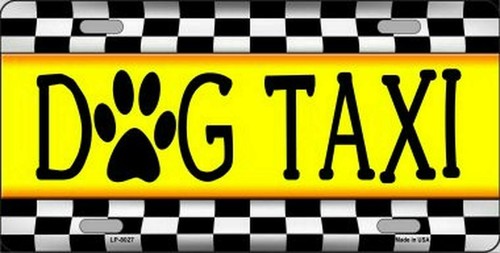 Dog taxi yellow - taxi,