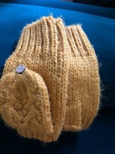 Fatface Ladies Yellow Mitten
