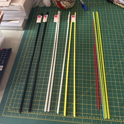 Bulls eye glass rods - bulls,