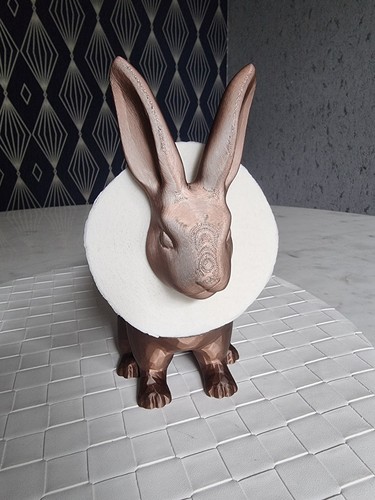 Toilet roll holder - roll, rabbit