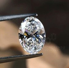 4 Ct FL F Color Oval CVD Lab