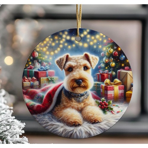 Lakeland terrier ceramic - terrier,