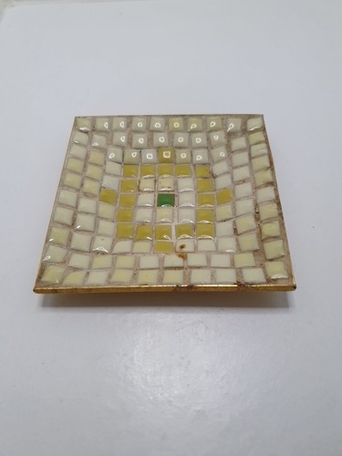Vintage mosaic tile trinket - mosaic,