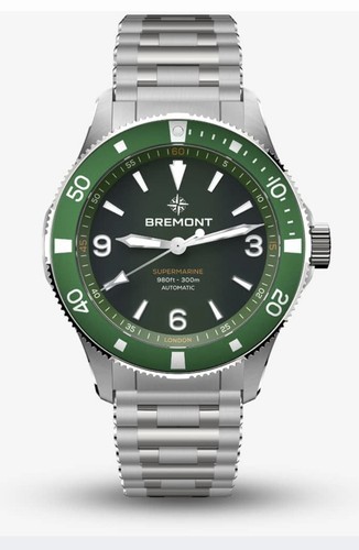 Bremont supermarine green - supermarine,