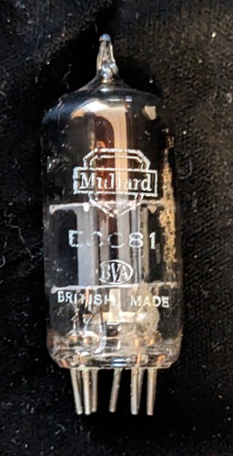Mullard ecc81 vacuum tube - mullard,