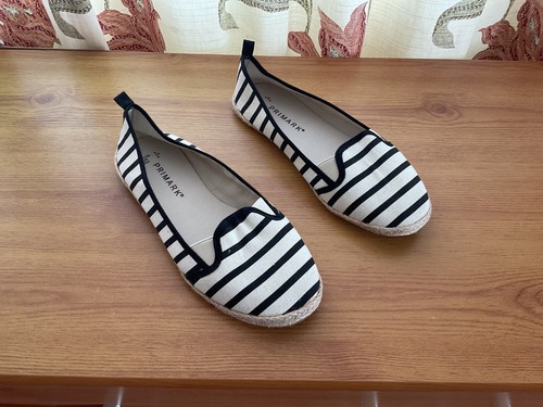 Primark black cream stripe - black/cream,