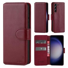 CHALK & HIDE - Real Leather Book Wallet Flip Case Cover For Samsung Galaxy S23
