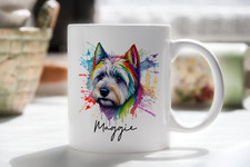 *FREE POSTAGE PERSONALISED NAME WESTIE WEST HIGHLAND TERRIER DOG MUG CUP GIFT