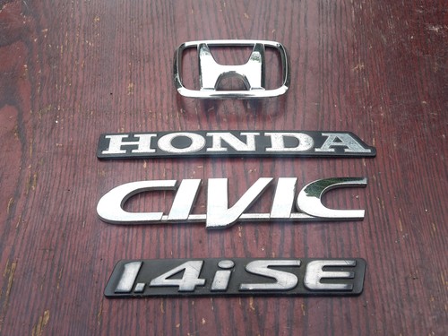 Honda civic badge - emblem, rear