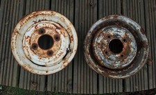 Classic Mini Mk1 Wheels X2 Steel Austin Morris Original Cooper 850 1960s 10x3.5