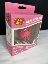 New - Jelly Belly Mini Speaker - Bubble Gum - Retro Jelly Belly Rare Gift