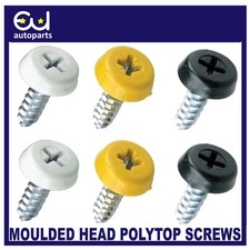 NUMBER PLATE SCREWS FIXING KIT