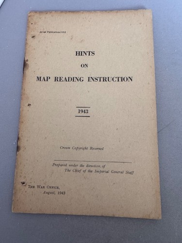 Hints map reading - hints, on