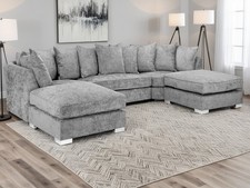luxury  U-Shape Sofa Grey