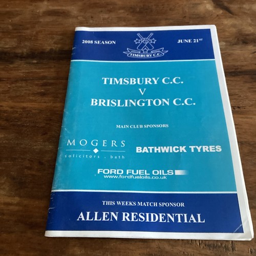 Timsbury brislington cricket - v,