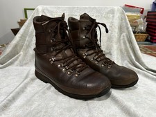 Altberg Defender Men's Combat Boots Brown Leather, Size 10m