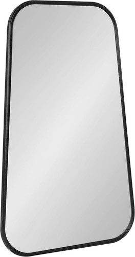 Caskill black wall mirror - black,