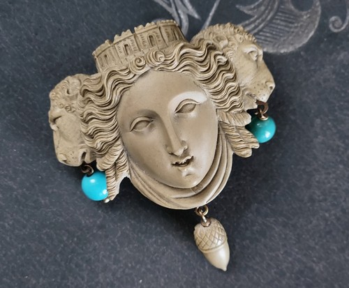 Antique grand tour lava cameo - lava,